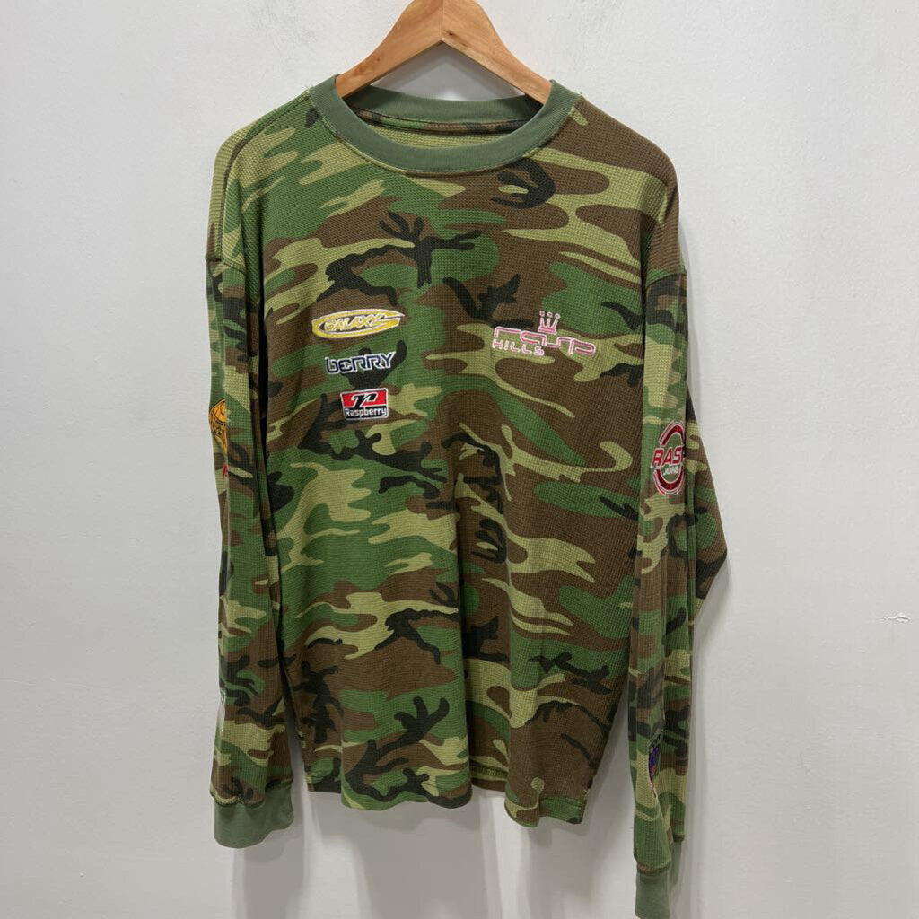 RASPBERRY HILLS CAMO LONGSLEEVE XL