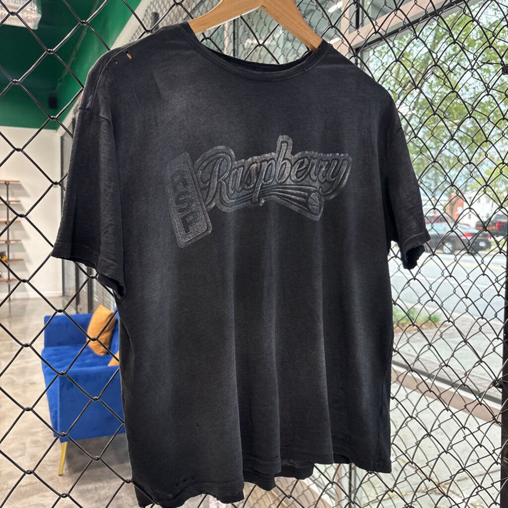 RASPBERRY BASKETBALL TEE SZ.S