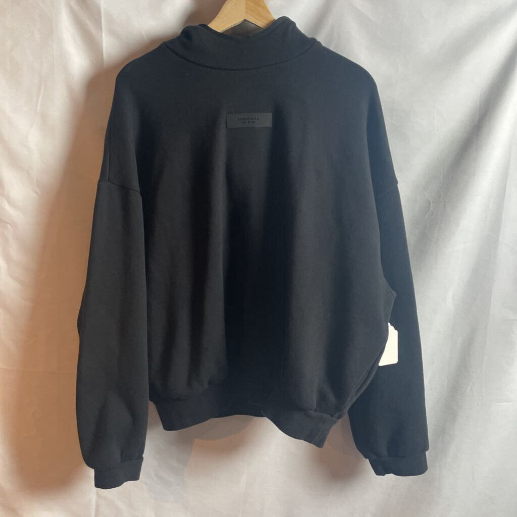 Black Essentials Hoodie Sz. S