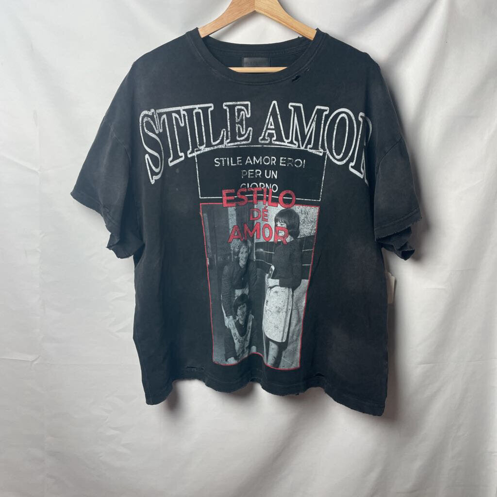 Stile Amor Black Tee Sz. L