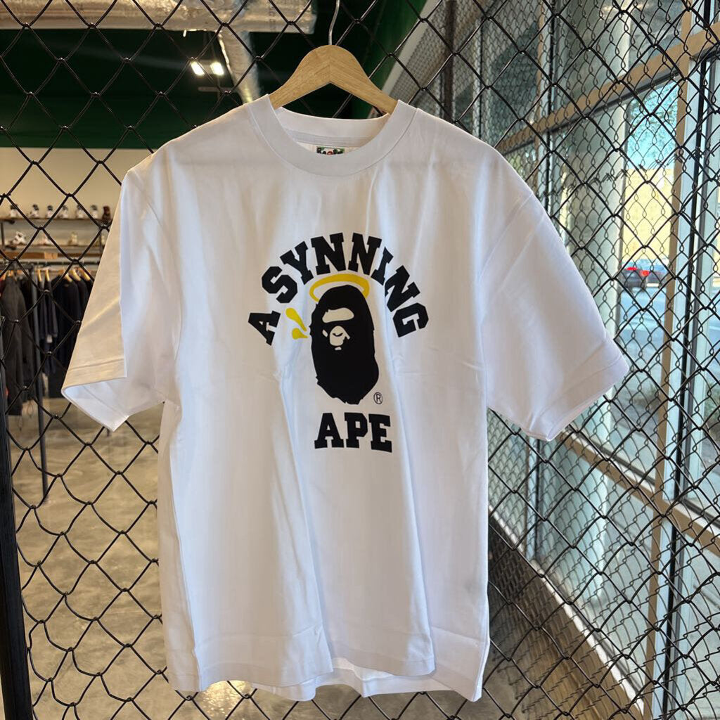 BAPE TEE // M (WHT)