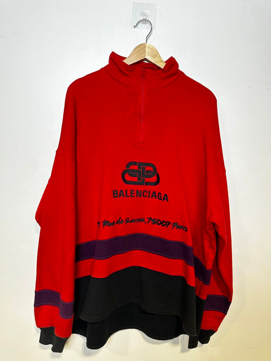 Balenciaga Quater Zip Sz:L
