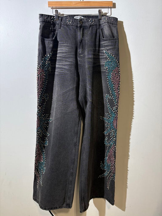 VALE RHINESTONE DENIM 32W