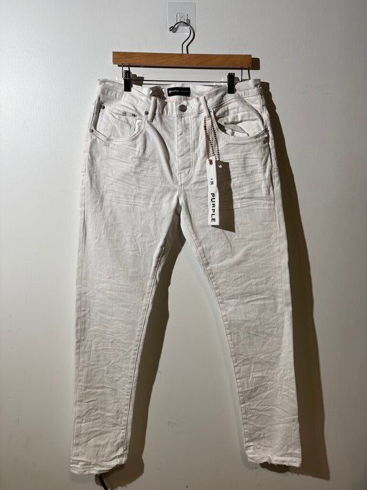 Purple Denim(White) Sz 36W