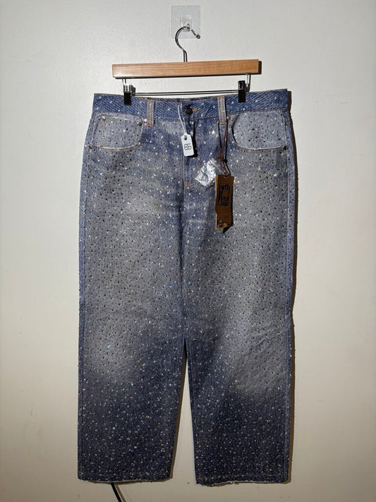 Birth of Royal Child Crystal Jeans Sz XL
