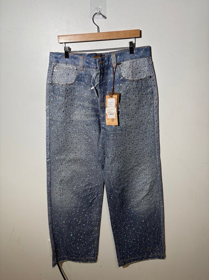 Birth of Royal Child Crystal Jeans Sz XXL