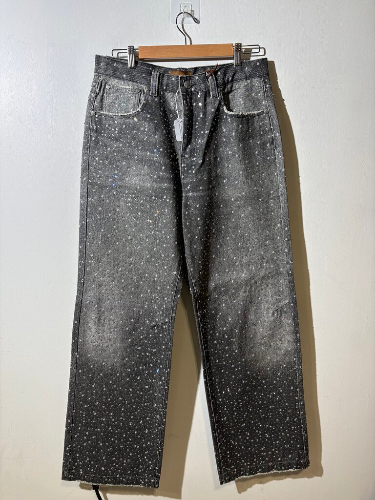 Birth of Royal Child Crystal Jeans Sz L