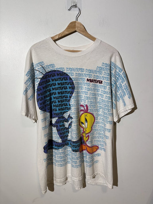 Vintage Tweety Bird Tee Sz L