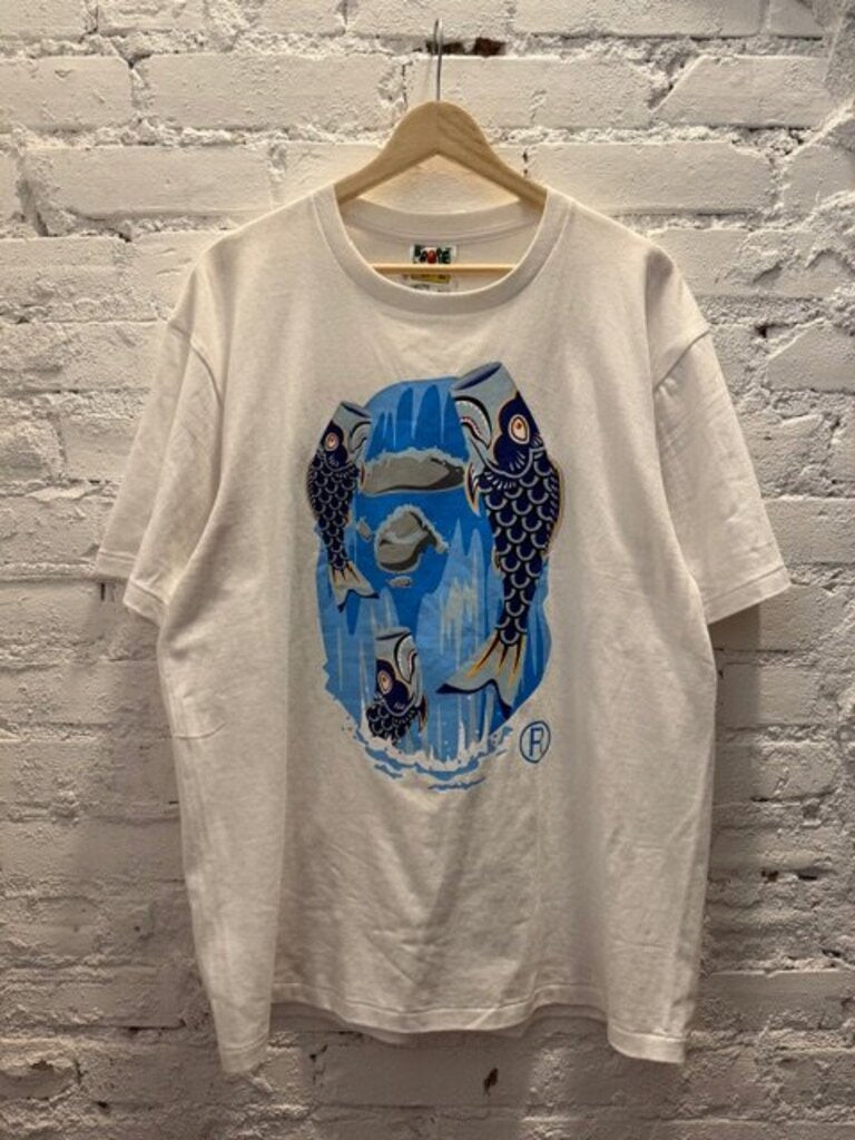 BAPE KOI FISH APE HEAD TEE SZ.XL