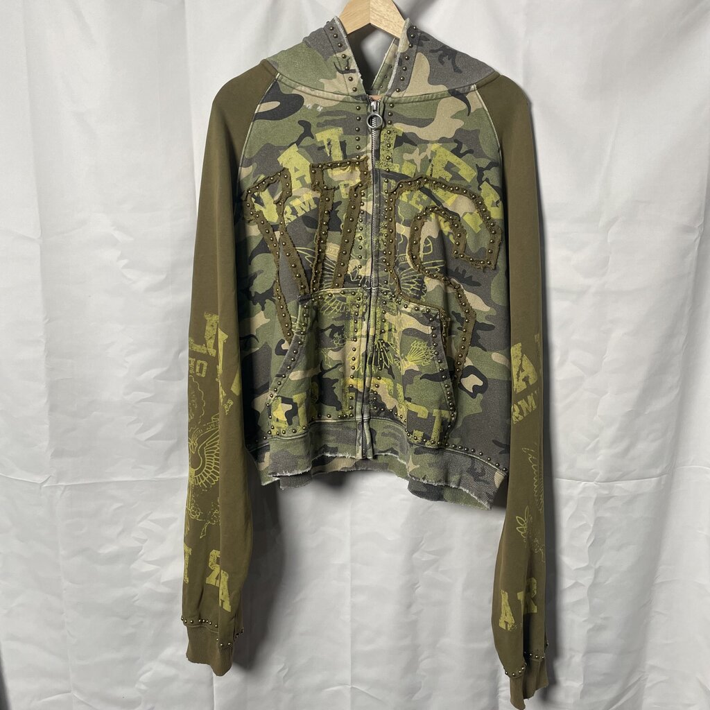 Vale Prez Camo Hoodie Sz. L