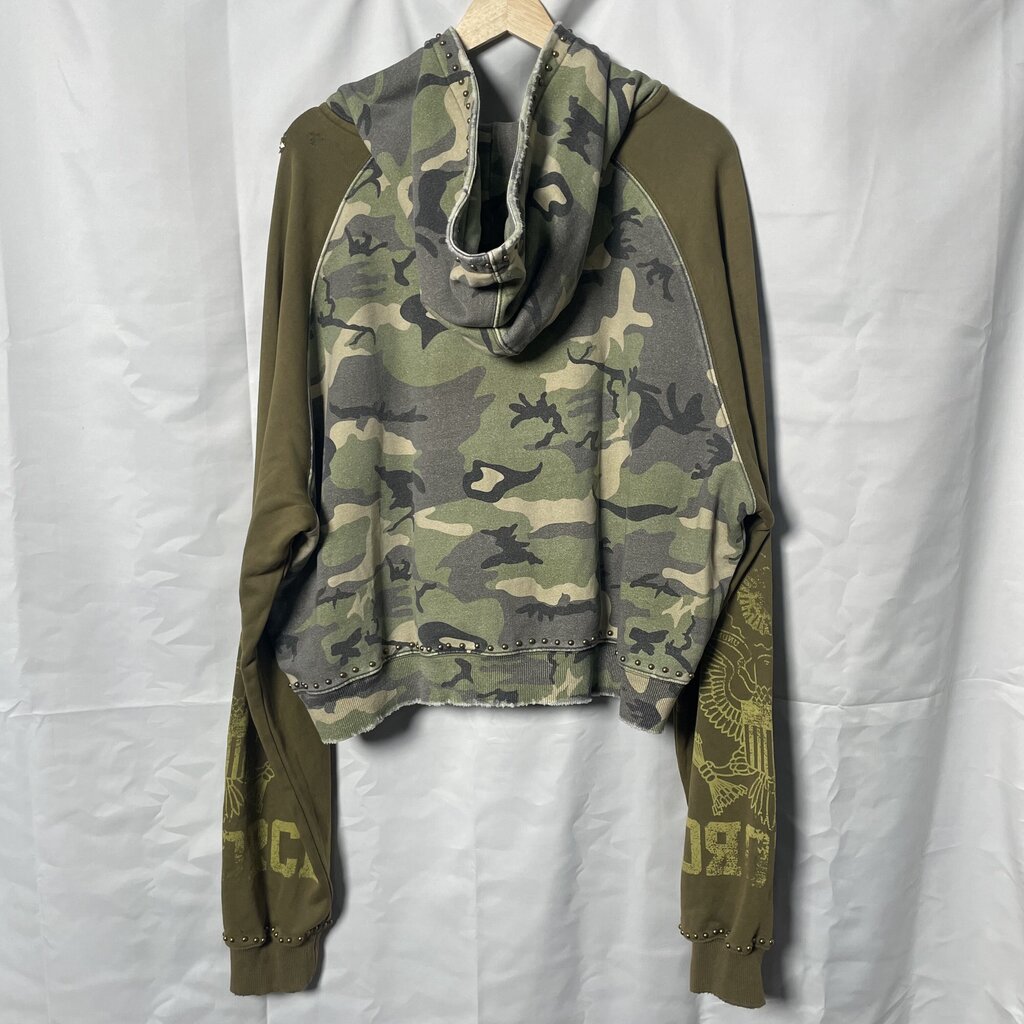 Vale Prez Camo Hoodie Sz. L