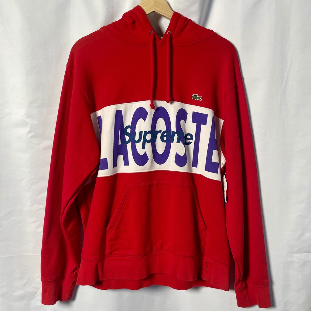 Supreme Lacoste Hoodie Sz.M