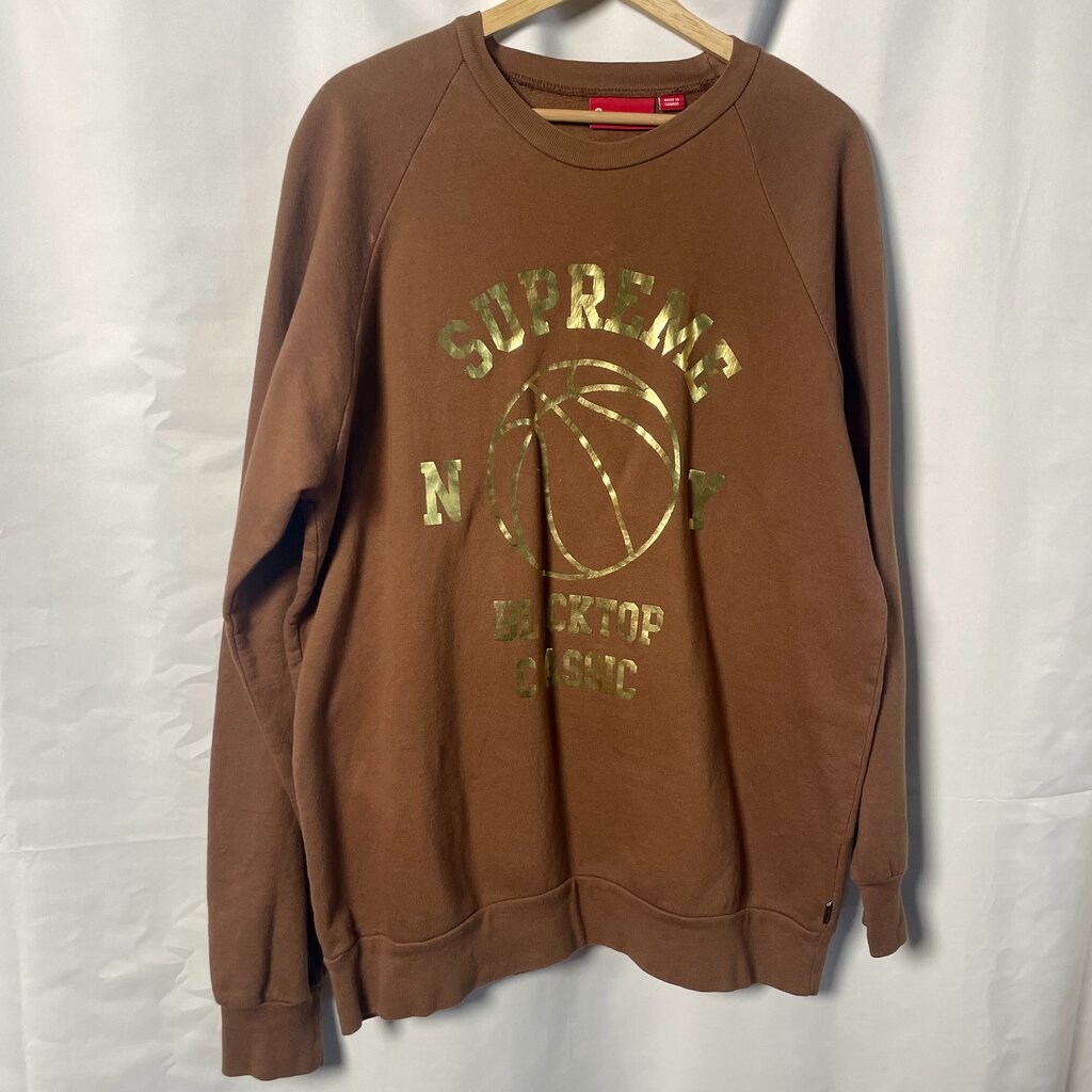 Supreme Brown BlackTop Crew Sz. L