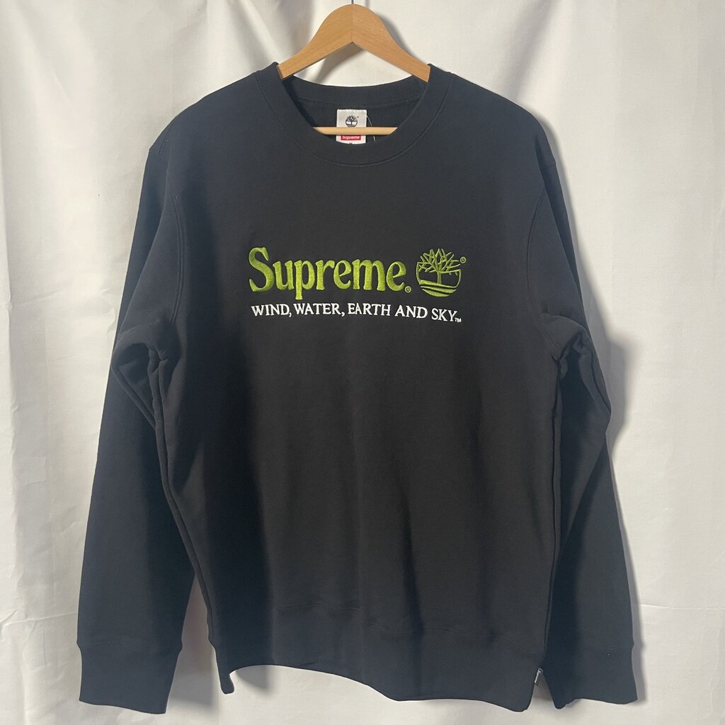 Black Supreme Timberland Crewneck Sz. M