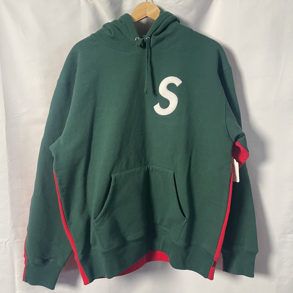 Supreme Green S Logo Sz. M