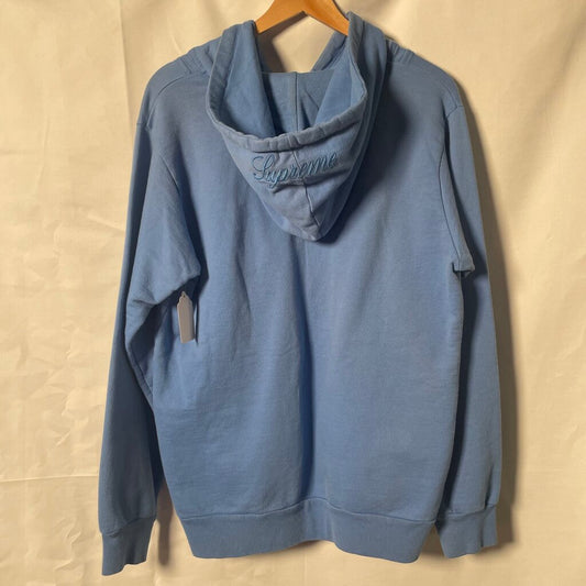 Supreme Blue Button Hoodie Sz.M