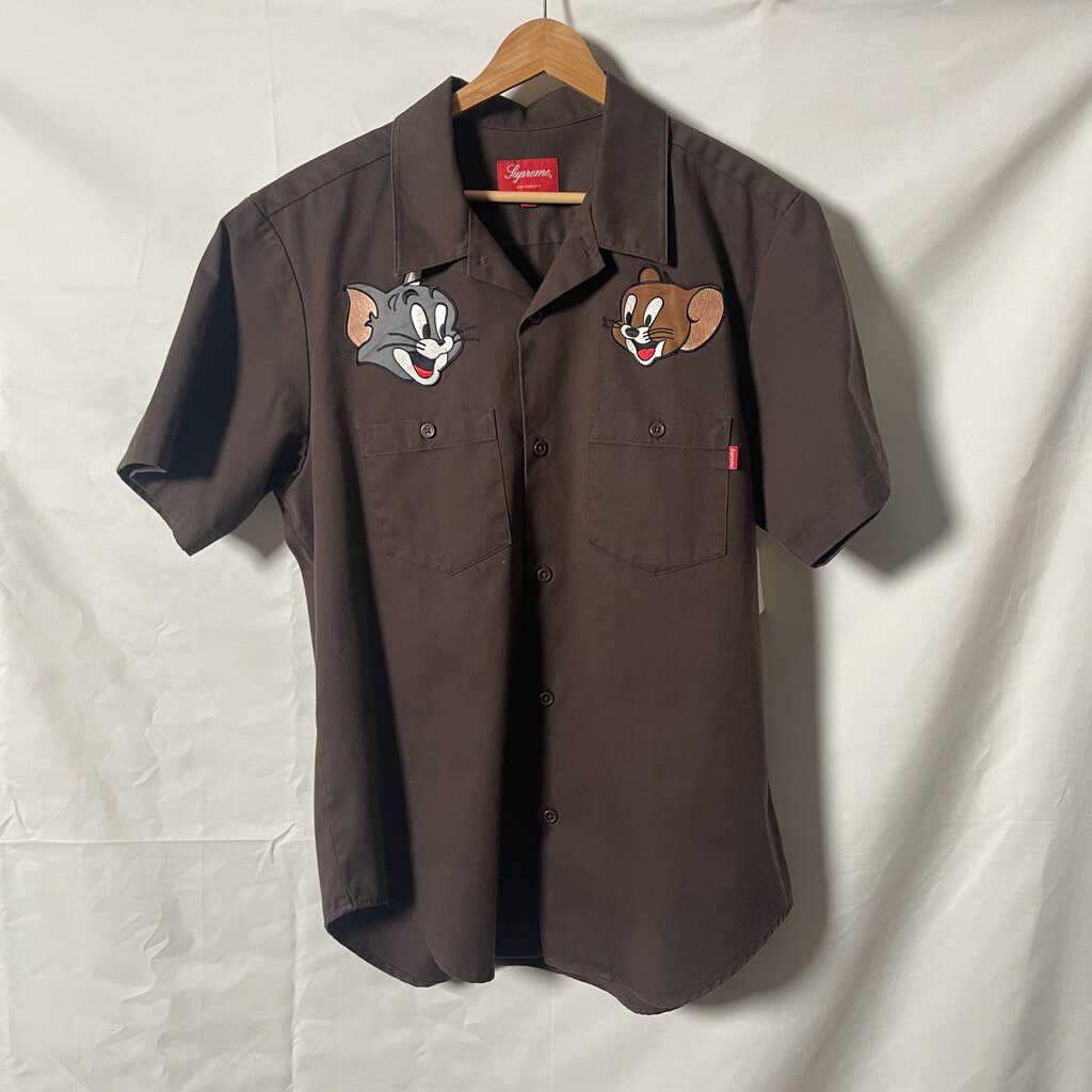 Tom n Jerry Suprem Button Up Sz. M