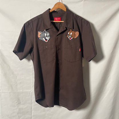 Tom n Jerry Suprem Button Up Sz. M