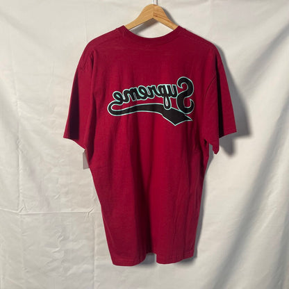 Supreme Baseball Back Logo Tee Sz. L