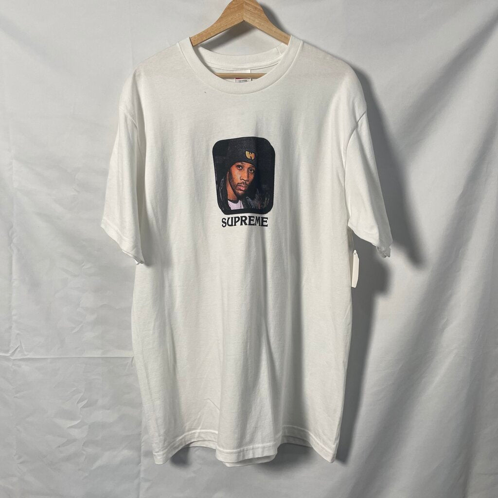 Supreme White Riza Tee Sz.L
