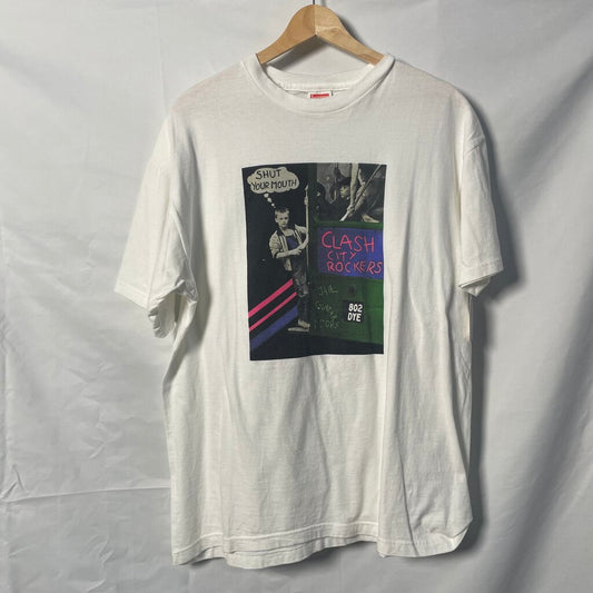 Supreme Shut your moth tee Sz. L