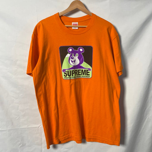 Supreme Orange Bear Tee Sz. M