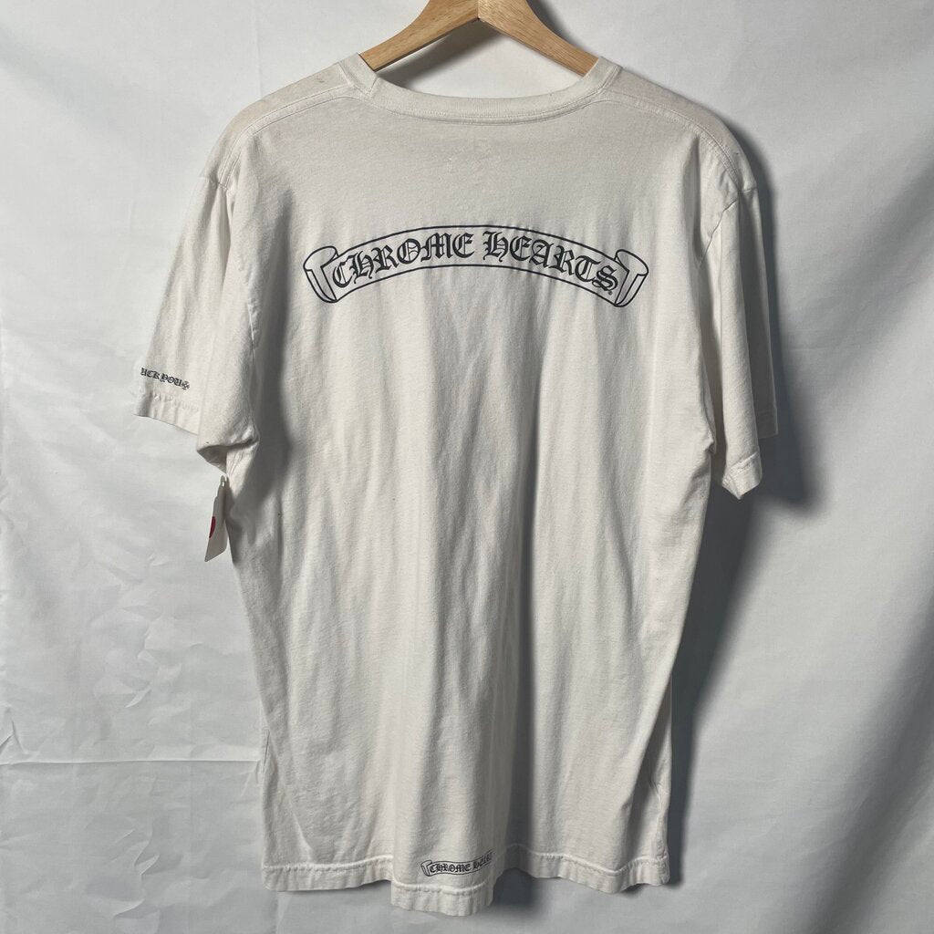 White Chrome Hearts Fuck You Tee Sz. L