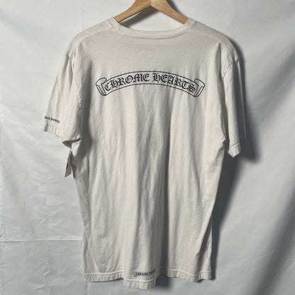 White Chrome Hearts Fuck You Tee Sz. L