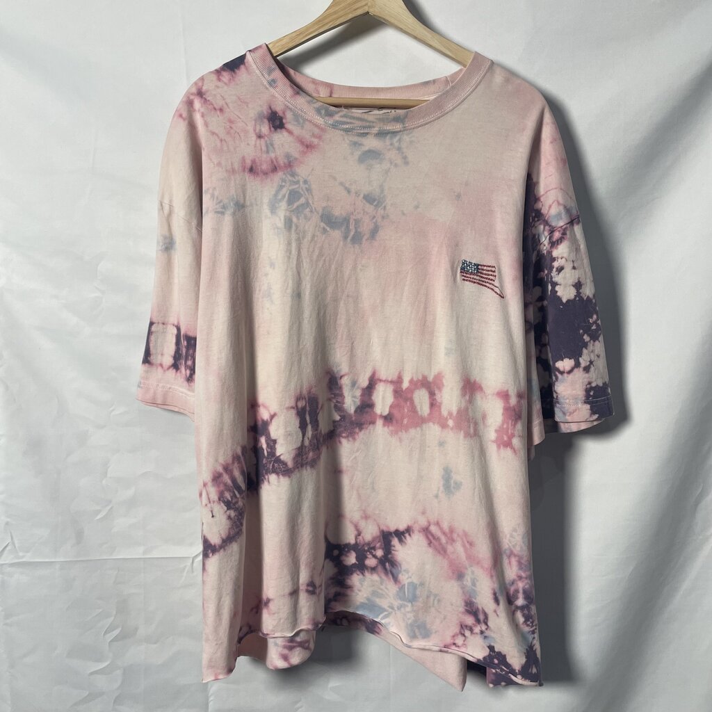 Tie Dye Kapital Skull Back tee Sz. L