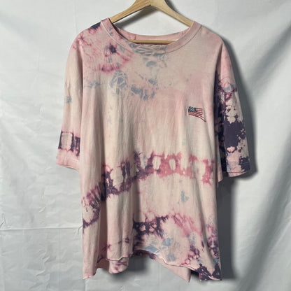 Tie Dye Kapital Skull Back tee Sz. L