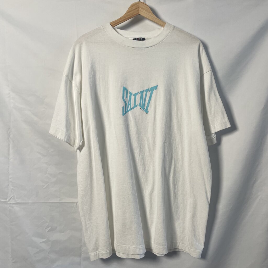 Saint Michael Blue Logo Tee Sz. XL