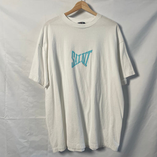 Saint Michael Blue Logo Tee Sz. XL