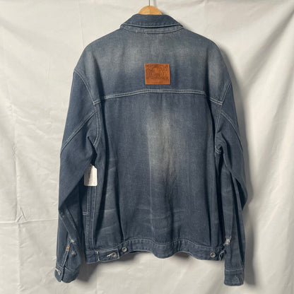 Evisu Denim Grey Wash Jacket Sz. XXL