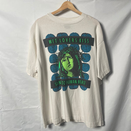 Saint Micheal Wet Lovers Kiss Tee Sz. L