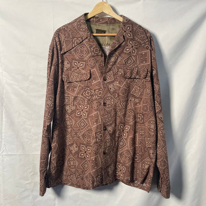 Kapital Brown Bandana Button UP Sz. 4