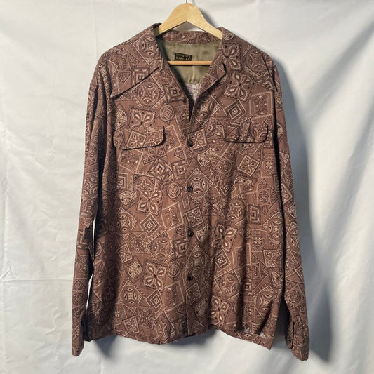 Kapital Brown Bandana Button UP Sz. 4