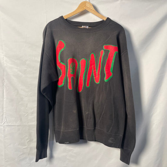 Saint Micheal Black MX6 Crewneck Sz. L