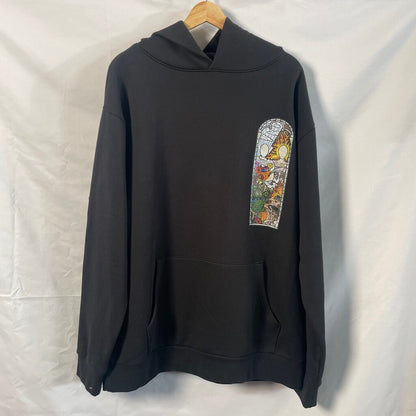 Who Decides War Stained Hoodie Sz. L