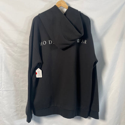 Who Decides War Stained Hoodie Sz. L