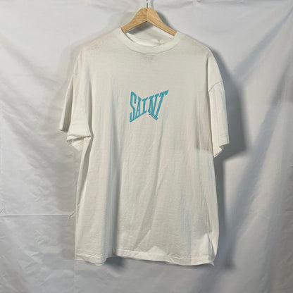 Saint Michael Blue Logo Tee Sz. L