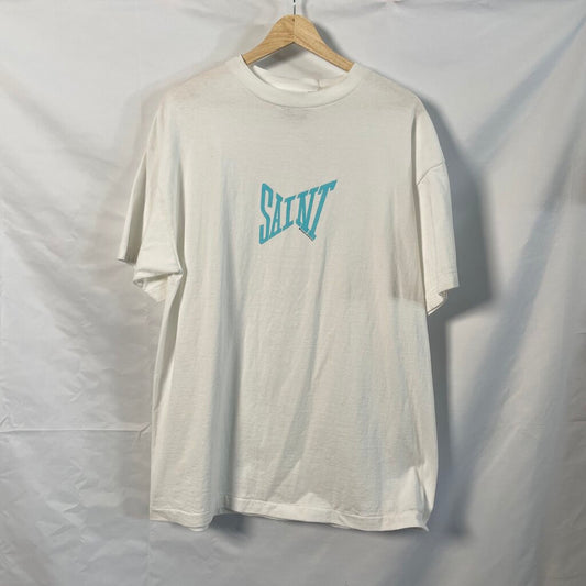Saint Michael Blue Logo Tee Sz. L