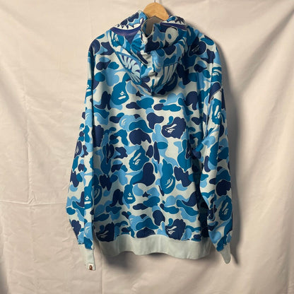 Blue Camo Bape Hoodie Sz. 2XL