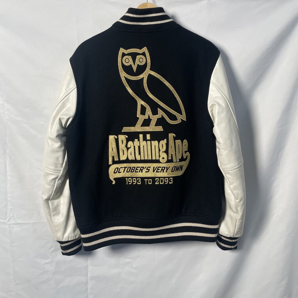 Bape OVO Letterman Jacket Sz. M