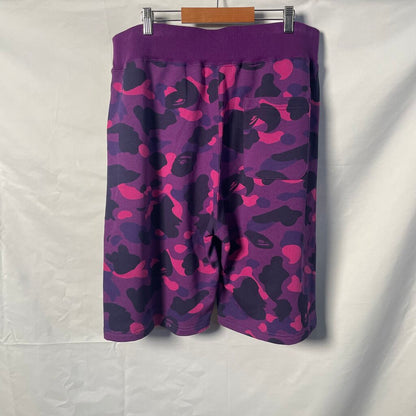 Bape Purple Shark Camo Shorts Sz.XXL