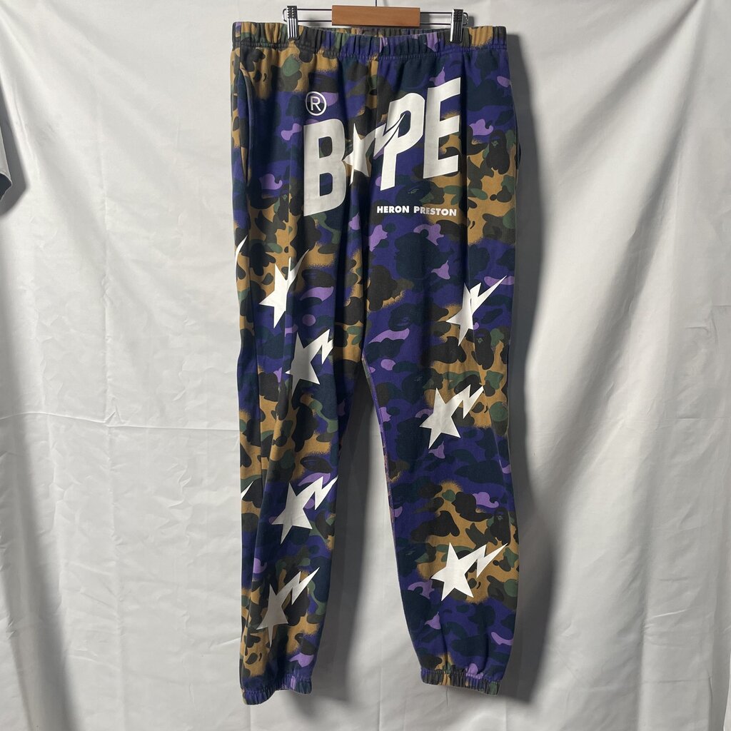 Bape Heron Preston Sweatpants Sz. XL