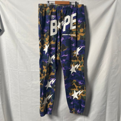 Bape Heron Preston Sweatpants Sz. XL