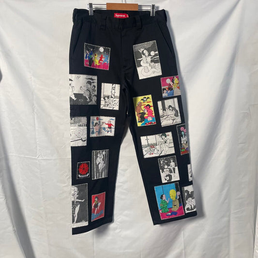 Supreme Ukiiyo Black Pants Sz. 30