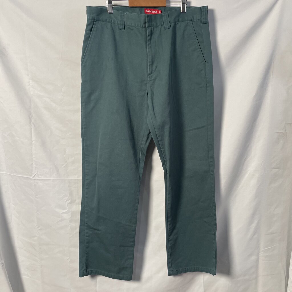 Supreme Green Chino Pants Sz. 34