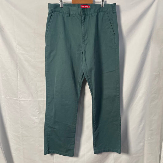 Supreme Green Chino Pants Sz. 34