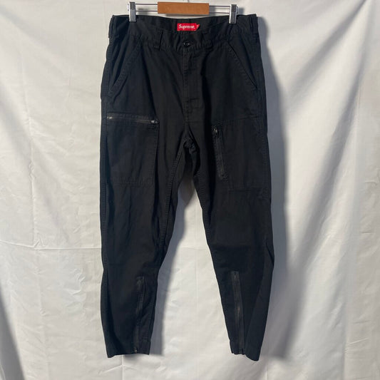 Supreme Black Cargo Pants Sz. 32